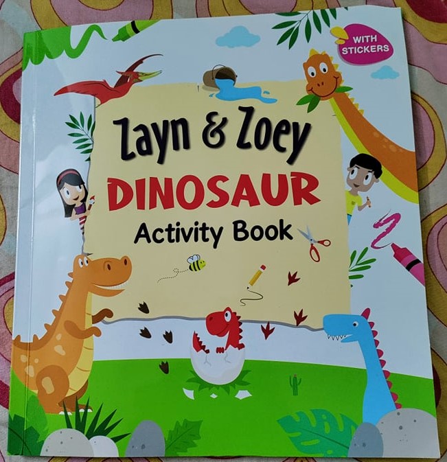 Trip To The Flintstones With Zayn & Zoey’s  Dinosaur Activity Book! [Review]